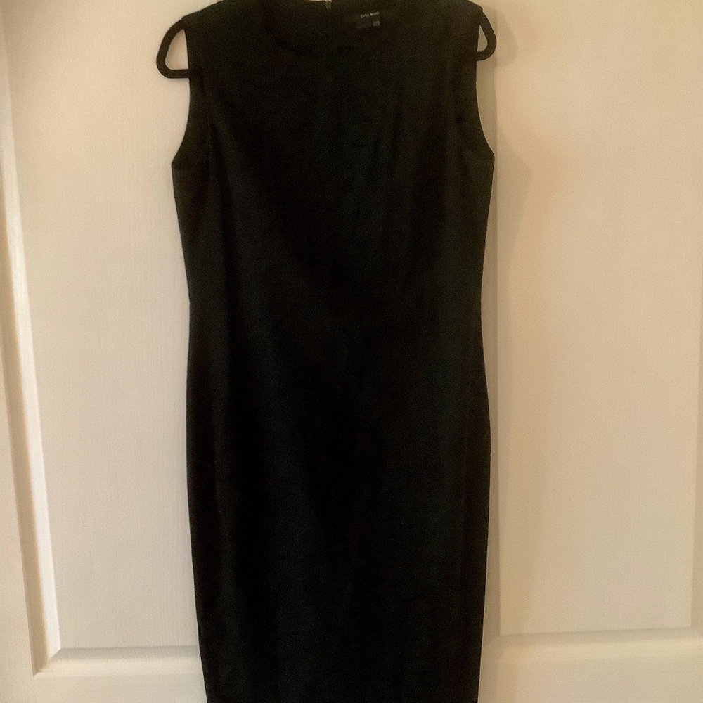 Zara Basic, Eur XL, USA XL, black sleeveless dress